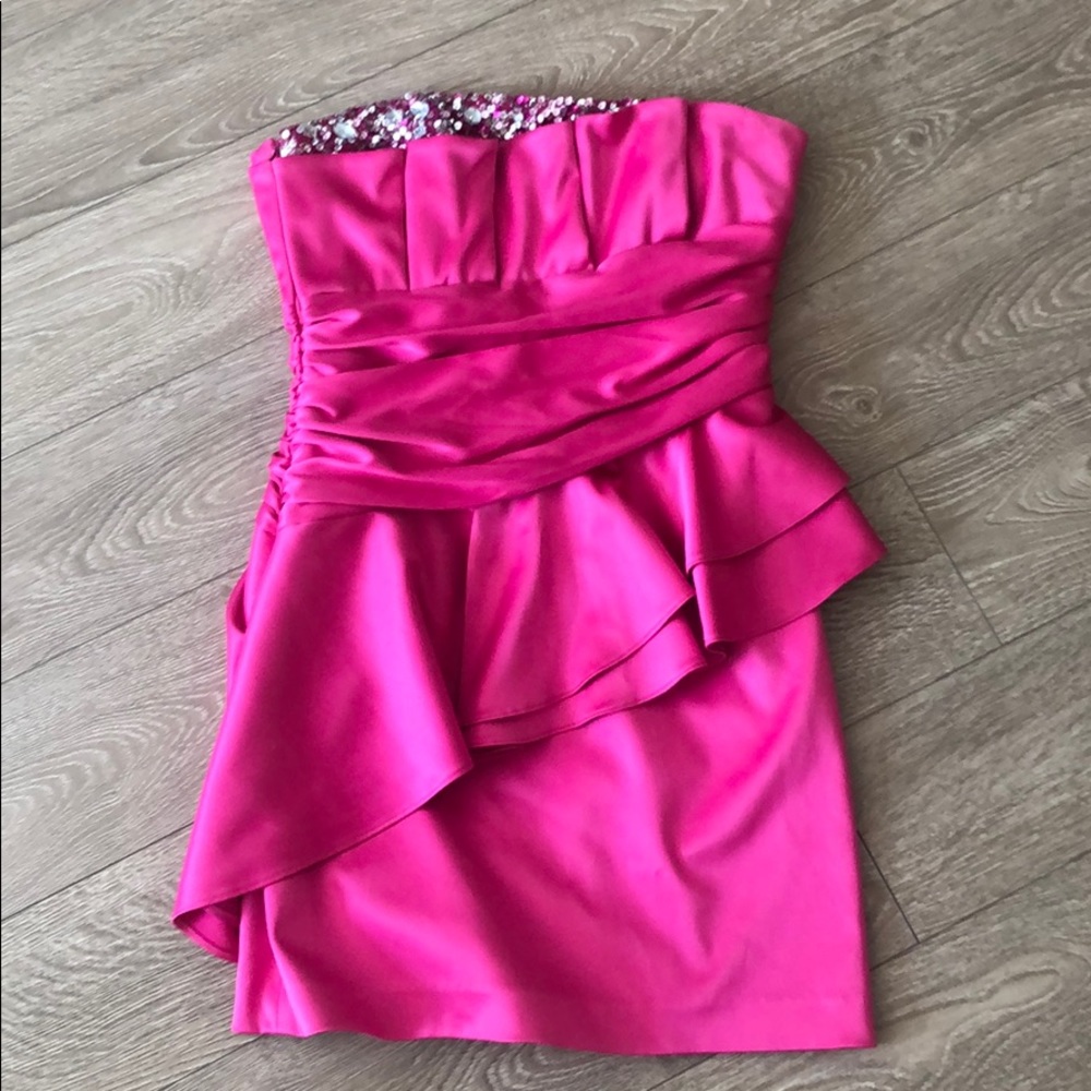 Laundry by Shelli Segal Pink Cocktail Dress
